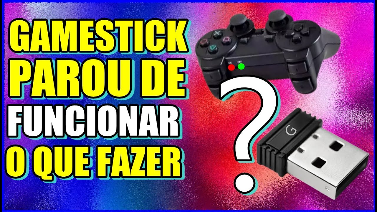 CONTROLE GAMESTICK PAROU DE FUNCIONAR NÃO CONECTA | 4 DICAS DE SOLUÇÕES + BÔNUS