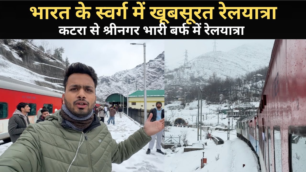 *swarg he sachme yaha pe* Journey In Special Train To Kashmir | India’s Most Beautiful Journey 
