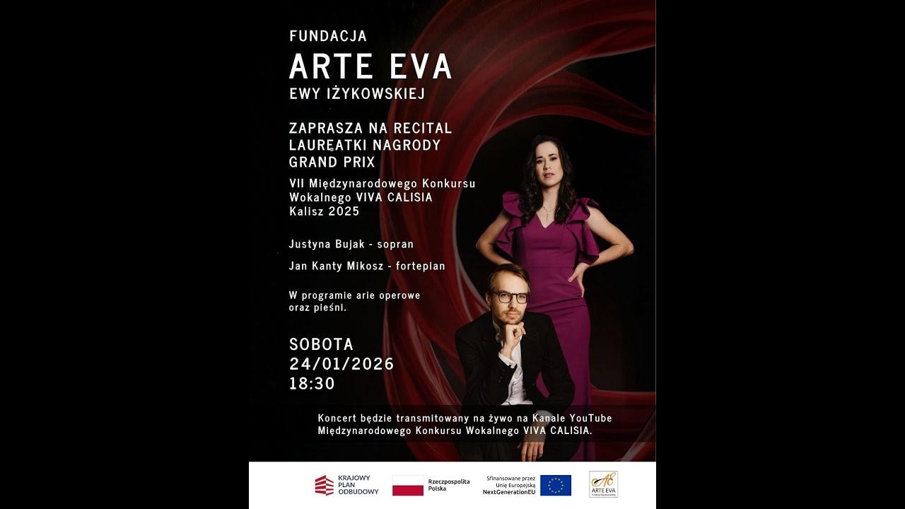 Koncert laureatki Grand Prix VII Międzynarodowego Konkursu Wokalnego VIVA CALISIA Kalisz 2025