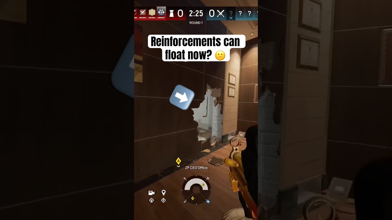 Reinforcements float? #r6 #r6siege #shorts