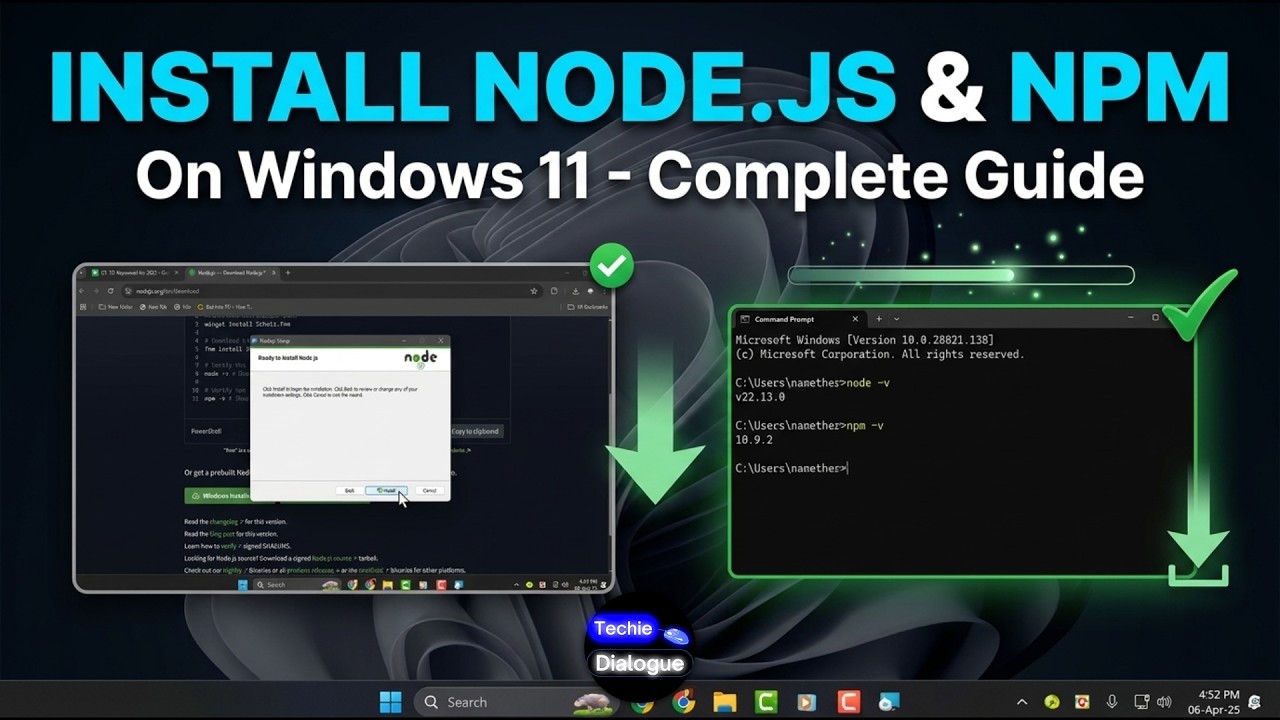 How To Install NodeJS And NPM On Windows 11 - Step-by-Step Guide