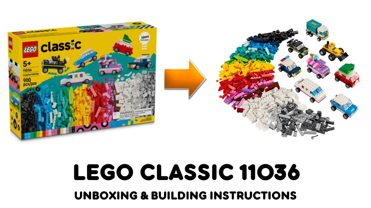 LEGO CLASSIC 11036 ideas Unboxing and Building instructions