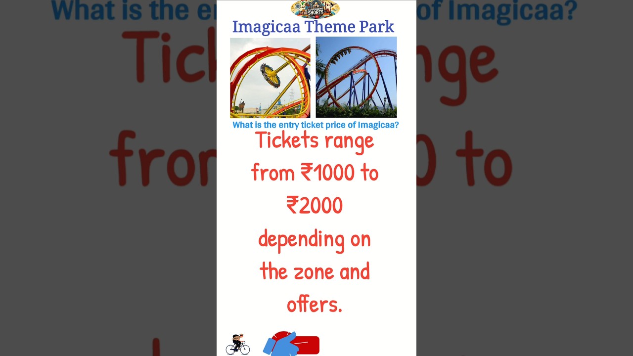 What is the entry ticket price of Imagicaa? #shorts #imagicaa #travel