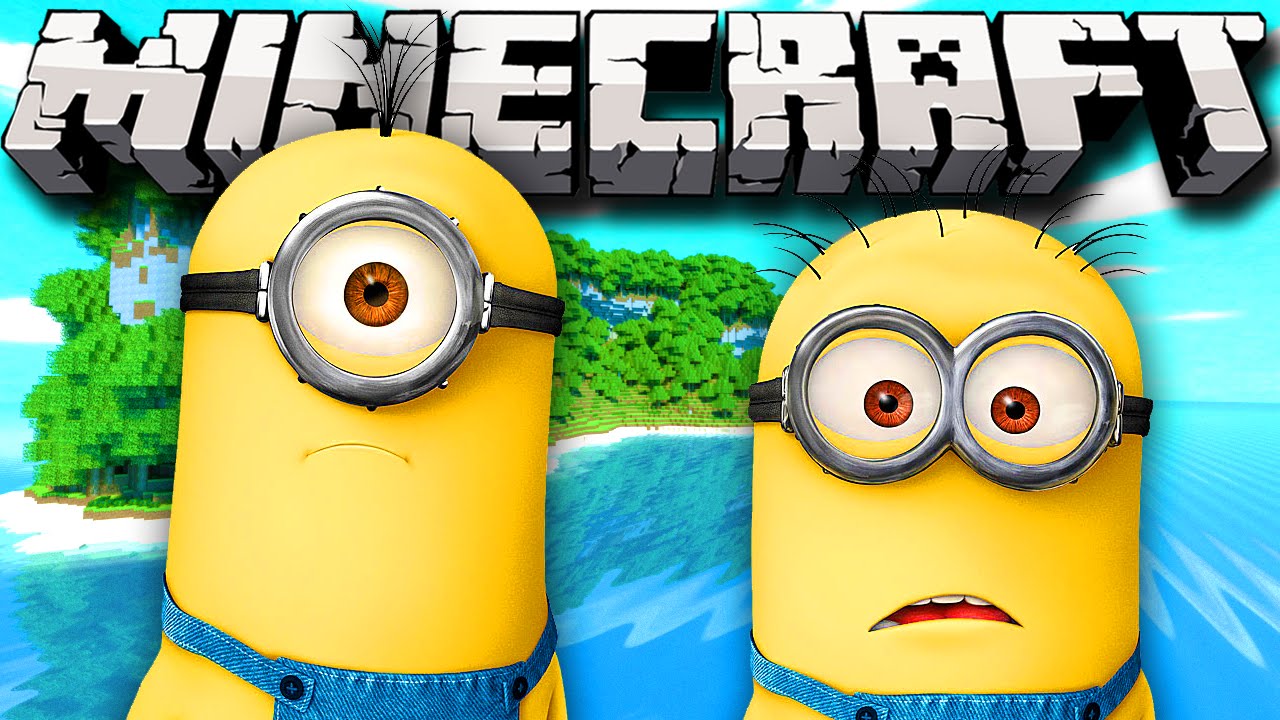 Minecraft Minions, Despicable Me Island Map Challenge w/Lachlan & Friends!