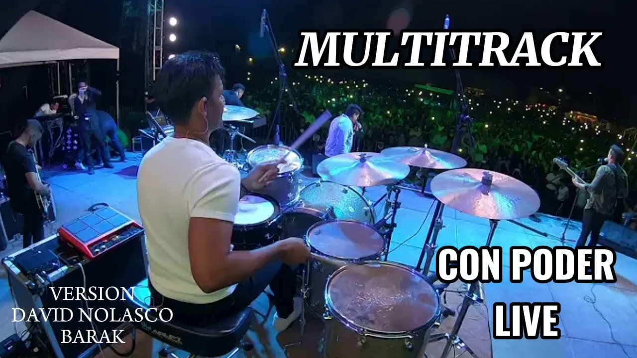 Multitrack | CON PODER en vivo | BARAK  | versión David Nolasco 