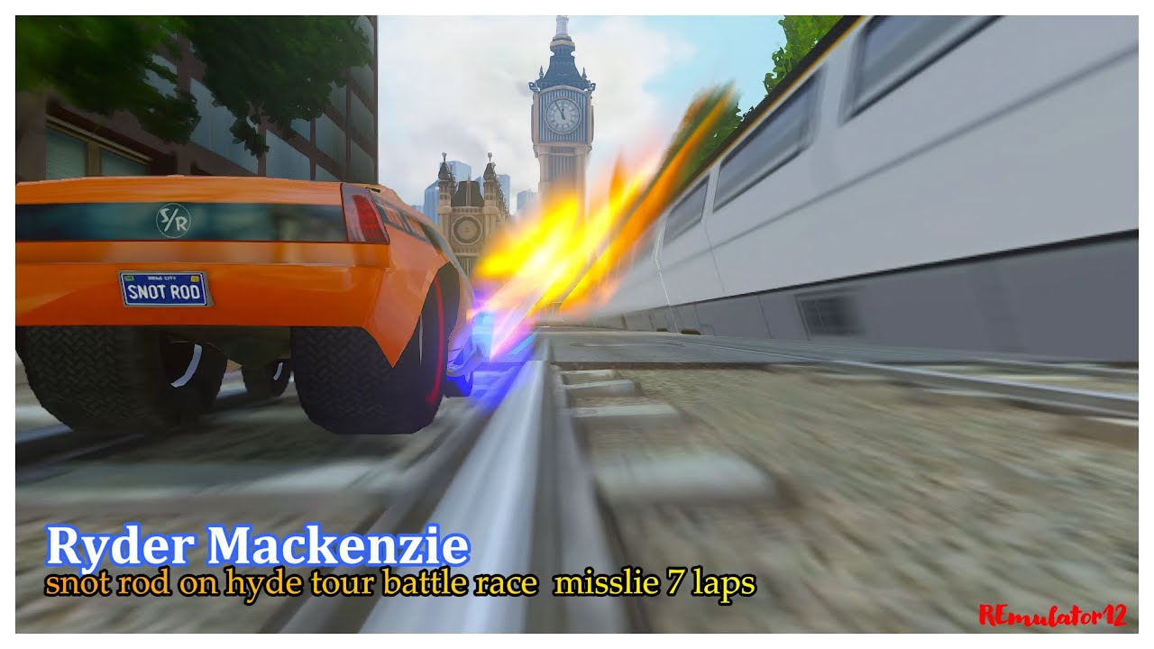Cars 2 The Video Game | Snot Rod - Battle Race (Missiles) | Hyde Tour 7 Laps
