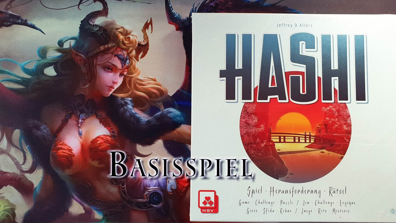 Unboxing Brettspiel - Hashi - DoffazukisDeckbauDungeon