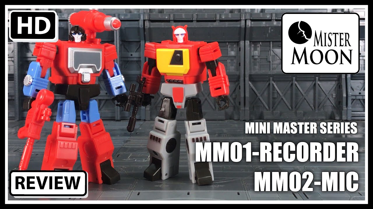 Mister Moon MM01-RECORDER MM02-MIC Transformers Legends Blaster and Perceptor