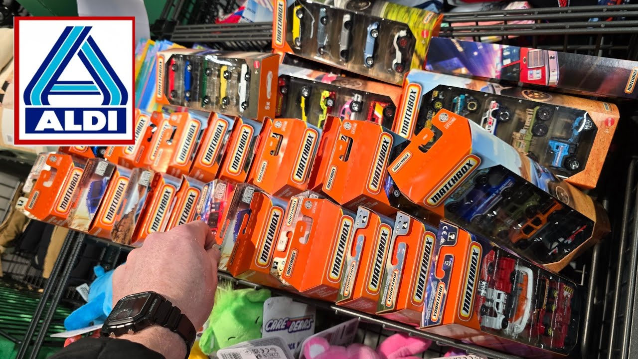 HOT WHEELS SURPRISE at the checkout! Searching for 2026 Matchbox 5 packs at the Aldi. 