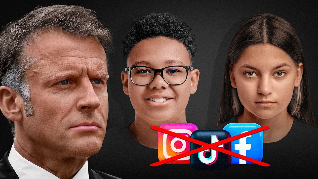 Macron veut interdire les réseaux sociaux aux jeunes, explications
