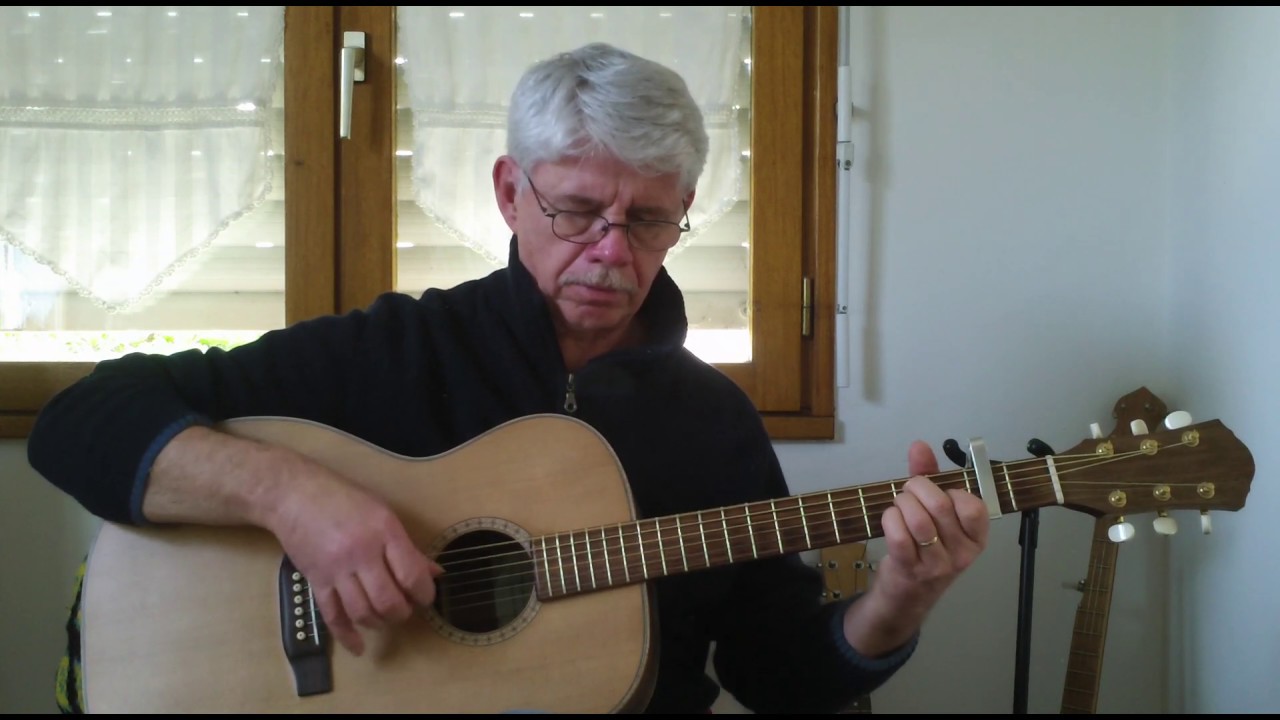 Jolie Bouteille,Sacrée Bouteille ( Guitar Cover - Tab  ) Graeme Allwright / Tom Paxton