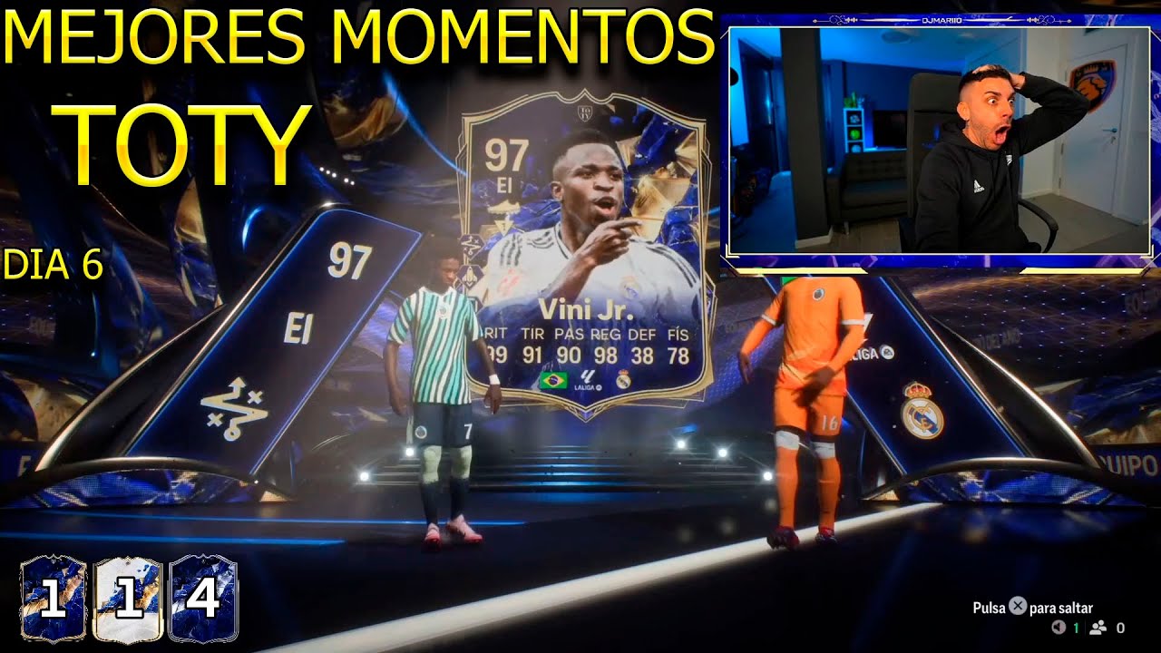 DjMaRiiO MEJORES MOMENTOS EN EL DIA 6 CON LOS TOTY EN EA SPORTS FC 25