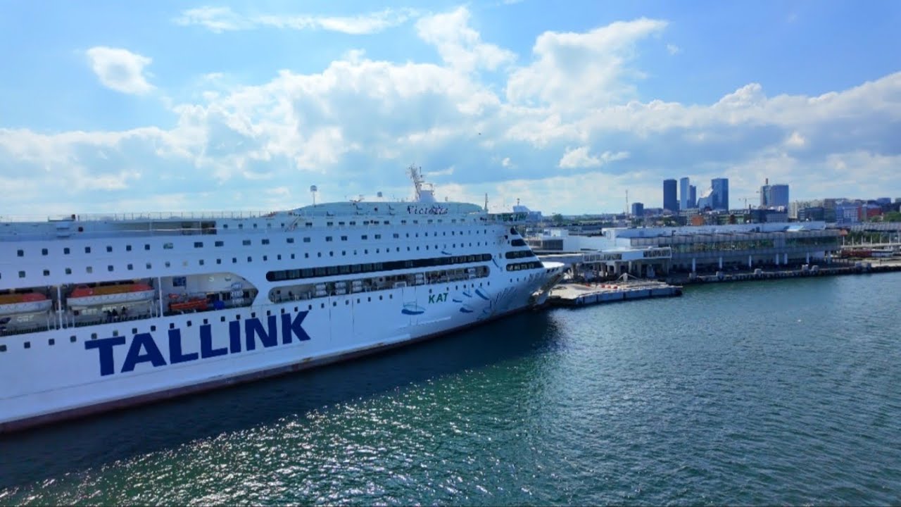 بالعبارة من إستونيا الى فنلندا  By ferry from Estonia to Finland