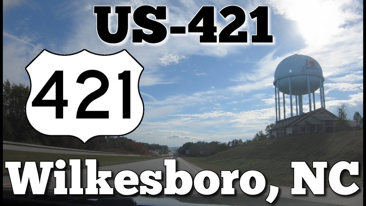 Driving US-421 Through Wilkesboro, North Carolina | Driving Tour From Highway to Downtown Wilkesboro