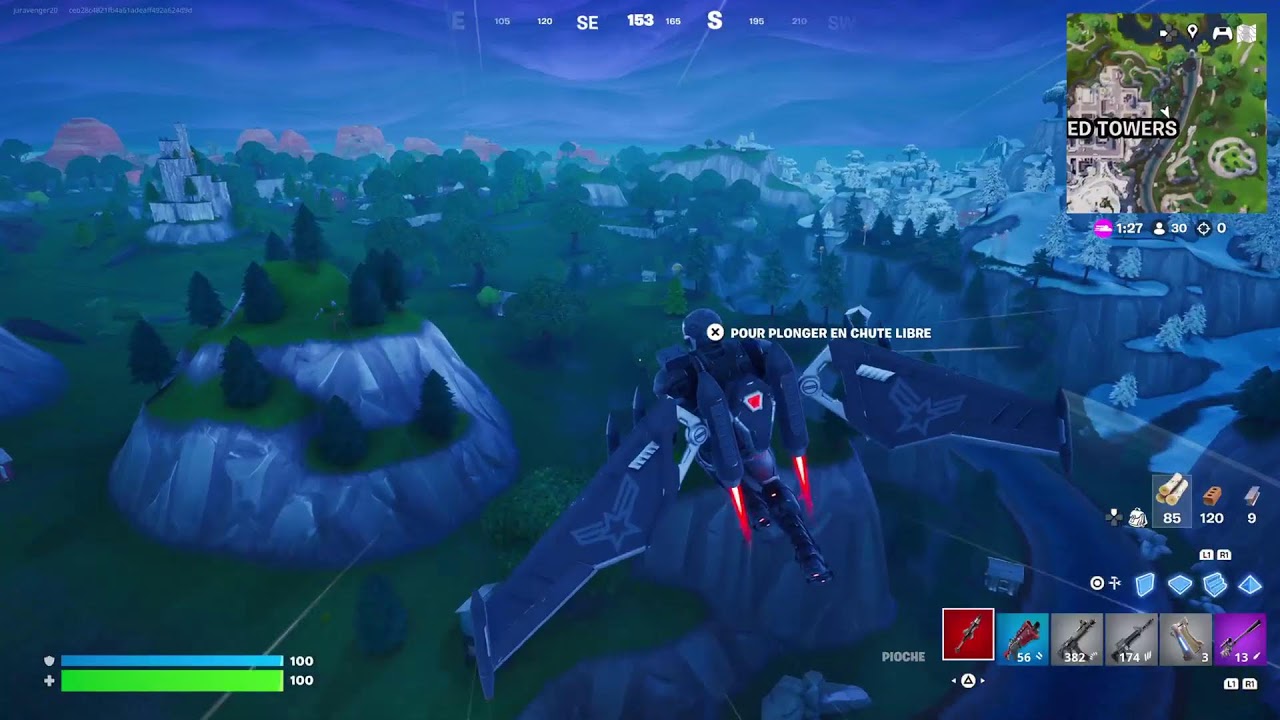 Fortnite partie 524 évènement 22h