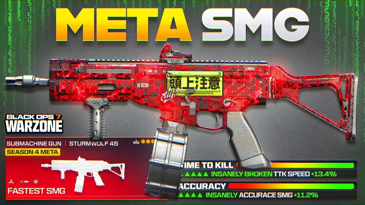 Meet the #1 BEST SMG META LOADOUT in Warzone BO7! (Season 4 Meta Loadout)
