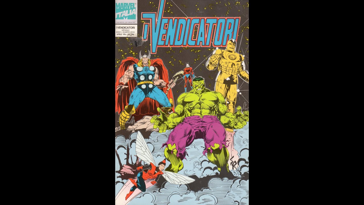 𝑳𝑬𝑻𝑻𝑼𝑹𝑬 𝑽𝑬𝑻𝑼𝑺𝑻𝑬: I Vendicatori # 0 - Inizia l'era Marvel Italia! (Marvel Italia 1994)