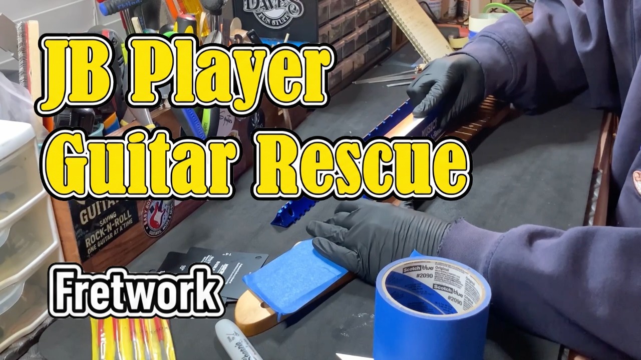 JB Player Guitar Rescue | Выравнивание и шлифовка ладов - 