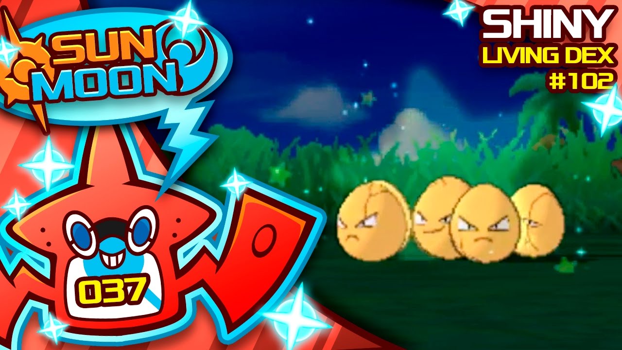 EGGCELLENT SHINY!! SHINY EXEGGCUTE!! Quest For Shiny Living Dex #102 | Pokemon Sun Moon Shiny #37