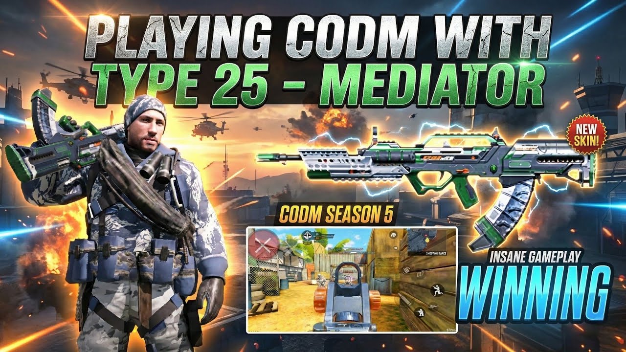 Playing CODM with Type 25 – Mediator 🔫⚡
