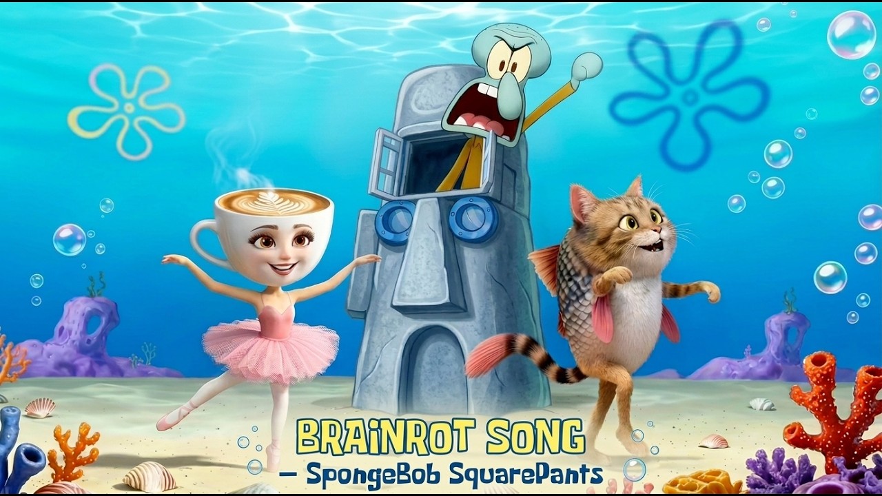 Spaghetti Boom Boom - BRAINROT SONG &ndash; SpongeBob SquarePants (Ukulele Parody)