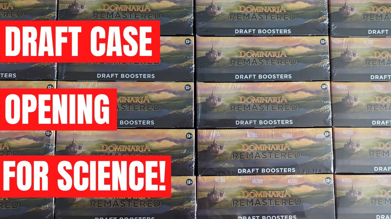 Is It WORTH It? Dominaria Remastered Draft Booster Box Case Opening #MTG