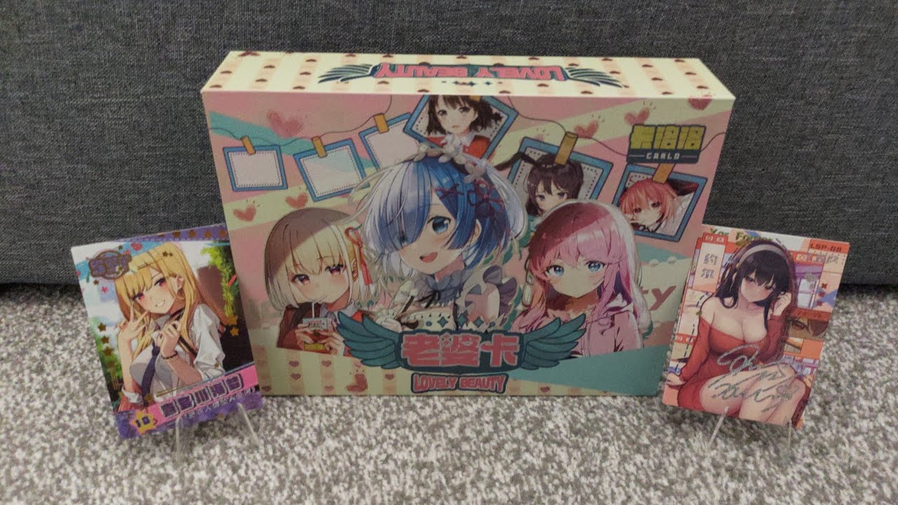 Lovely Beauty Waifu Box Opening -  EMBROIDERY CARD Rarity!! [LOVE-TY-05]
