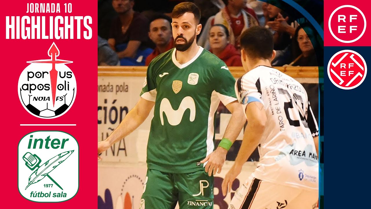Resumen #PrimeraDivisiónFS | Noia Portus Apostoli 2-2 Movistar Inter | Jornada 10