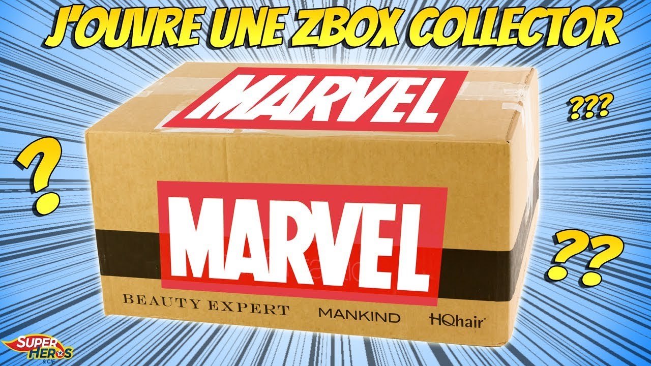 J'ouvre une ZBOX Collector MARVEL Remplie de Surprises Box de geek Zavvi