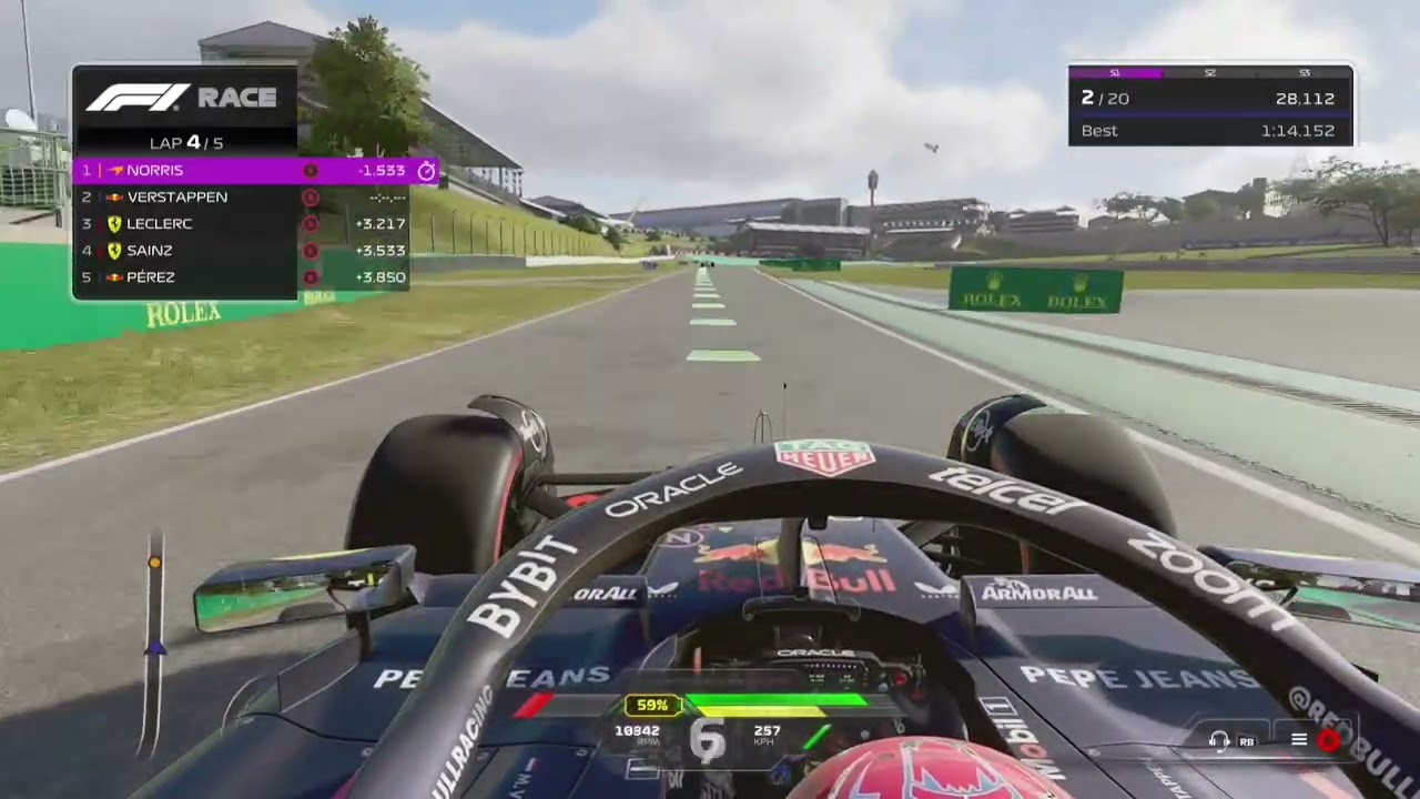 F1 24 Brazil sao paulo sprint Race | Max Verstappen | Red Bull Gameplay