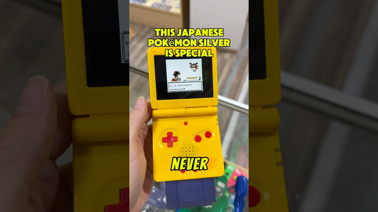 Японская Pokemon Silver на английском!?