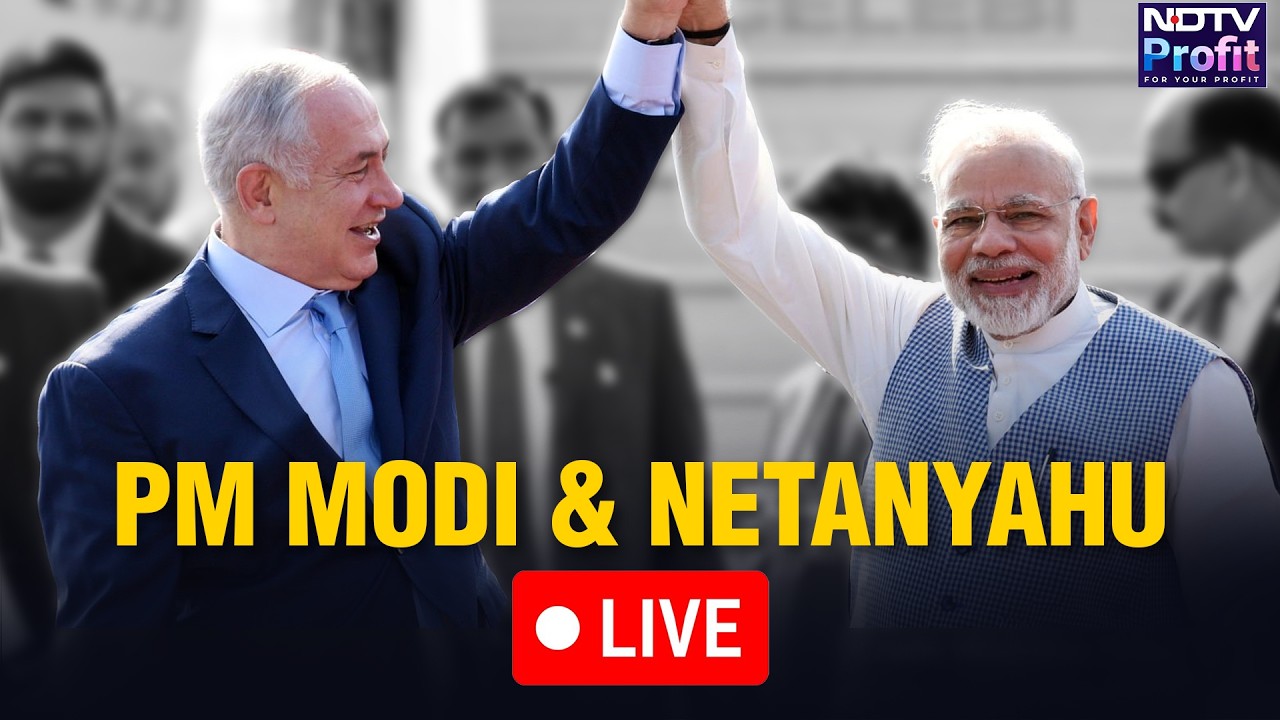 LIVE: PM Modi Arrives In Israel | Benjamin Netanyahu Meets PM Modi | PM Modi In Israel Today