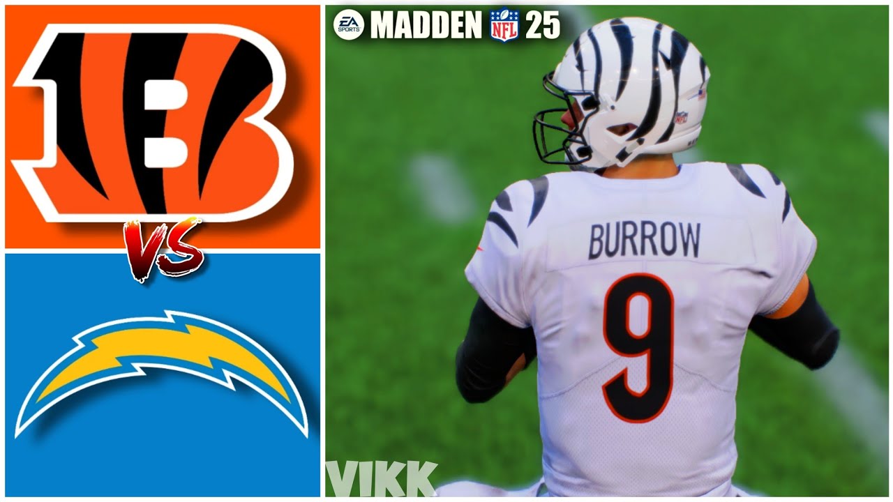 Bengals vs Chargers Week 11 Simulation (Madden 25 PS5)