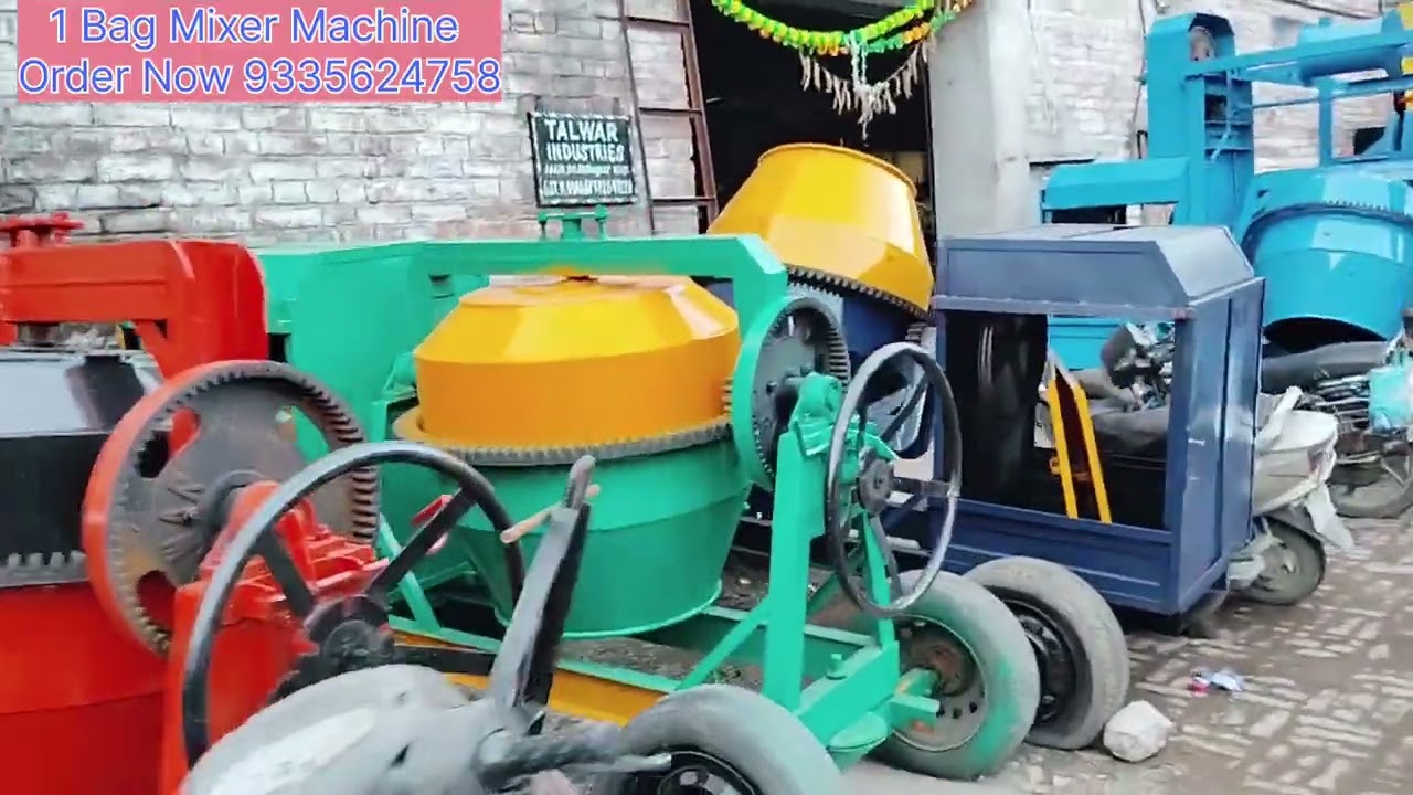 1 Bag Mixer Machine #concretemixer #automobile #machine #concretelifting #machine 