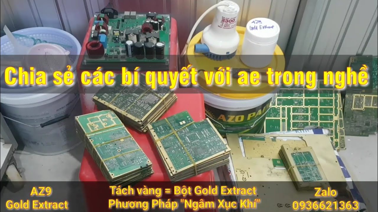 Tách Vàng = Bột Gold Extract: Phương Pháp Mới Hiệu Quả Ít Tốn Kém