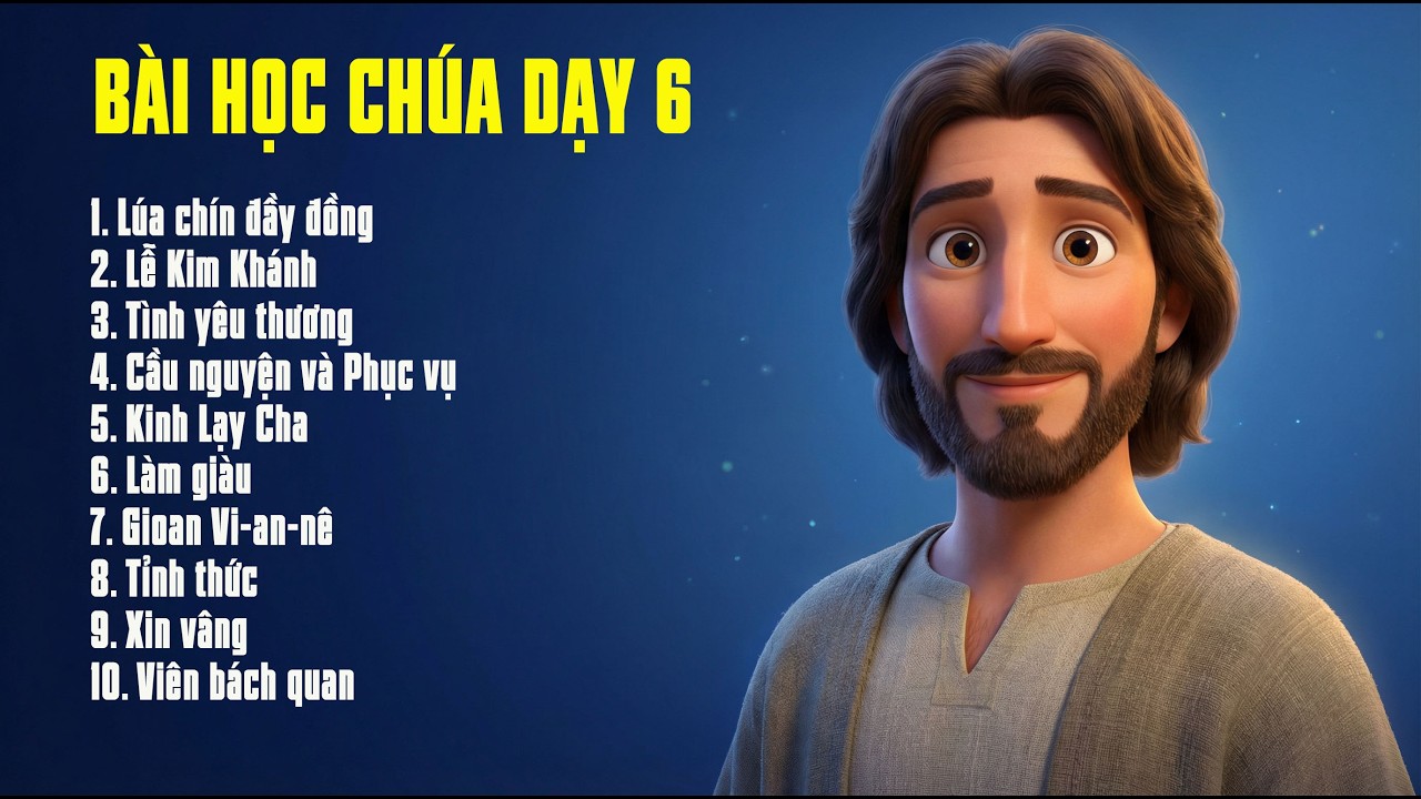 BÀI HỌC CHÚA DẠY-TẬP 6-Lm. Mi Trầm