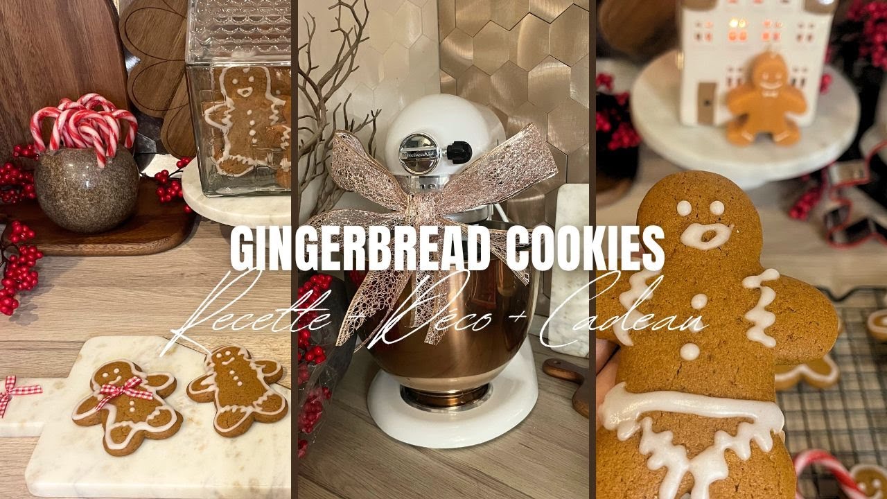 DELICIEUX Biscuits pain d'épices I Glaçage & Idée Cadeau | Gingerbread Cookies✨#gingerbread
