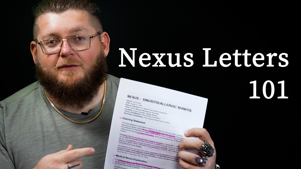 VA Nexus Letter 101 - Real Step-By-Step Template