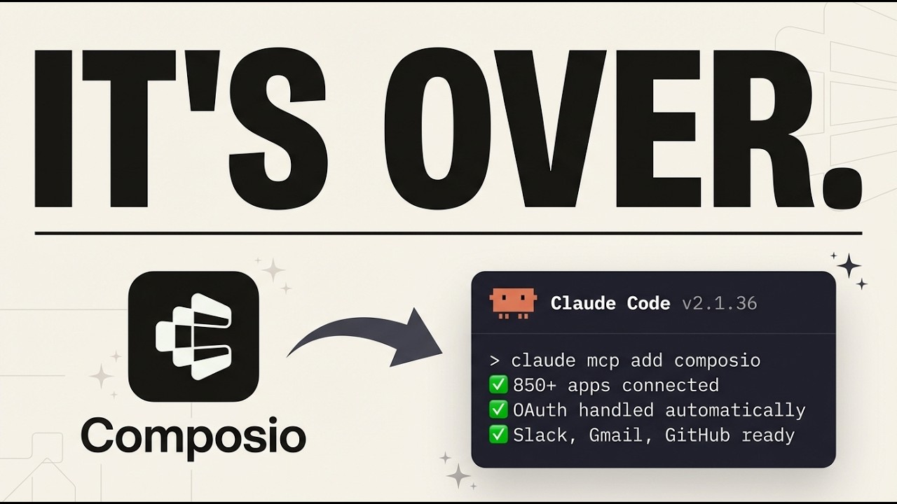 Composio + Claude Code is Absolutely INSANE (FREE)