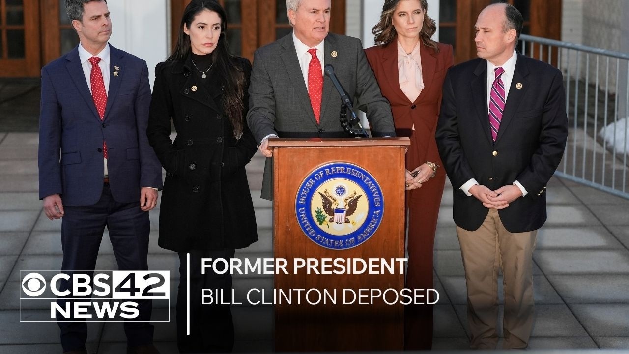 Former President Bill Clinton deposed