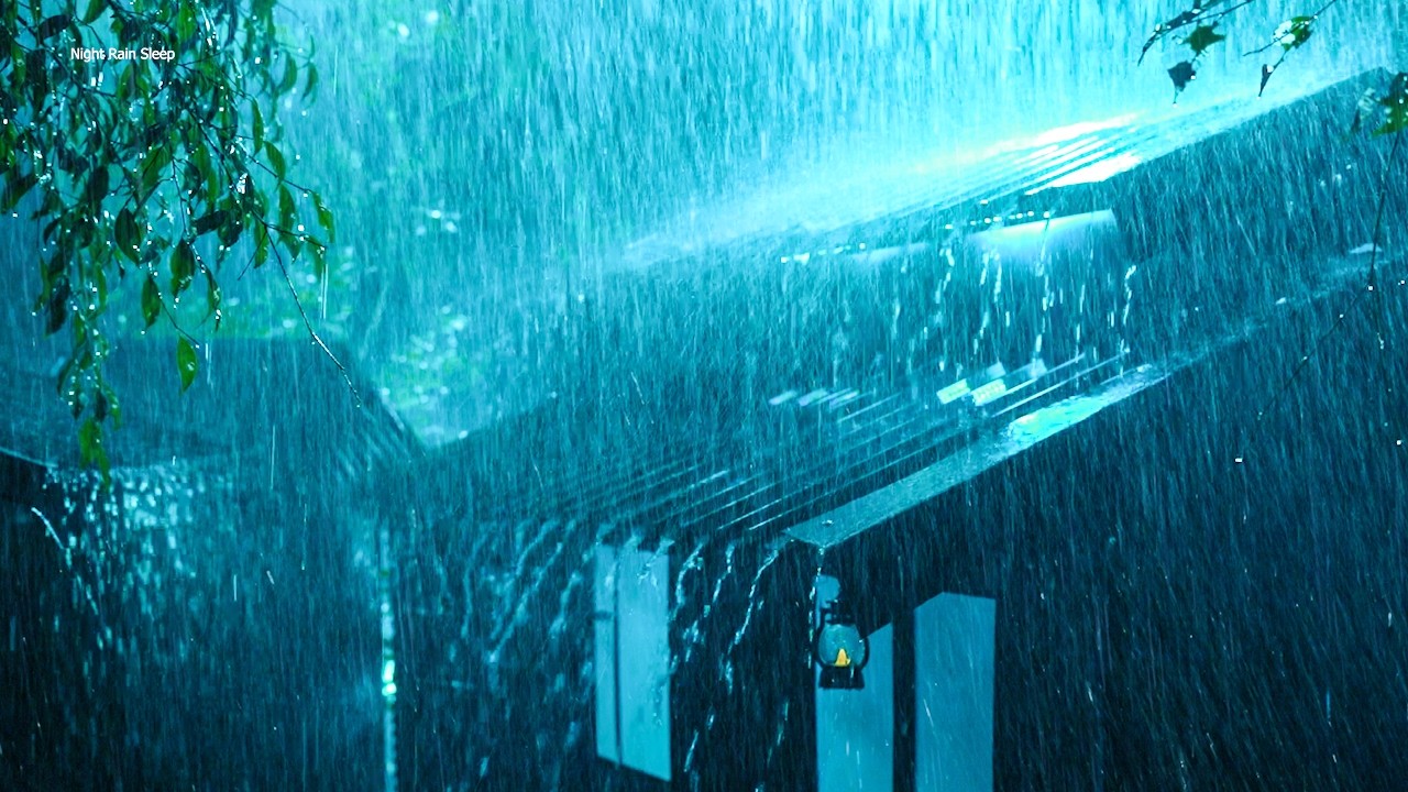 Stop Overthinking & Sleep Instantly with Heavy Rain & Epic Thunder Sounds | Tropical Thunderstorm
