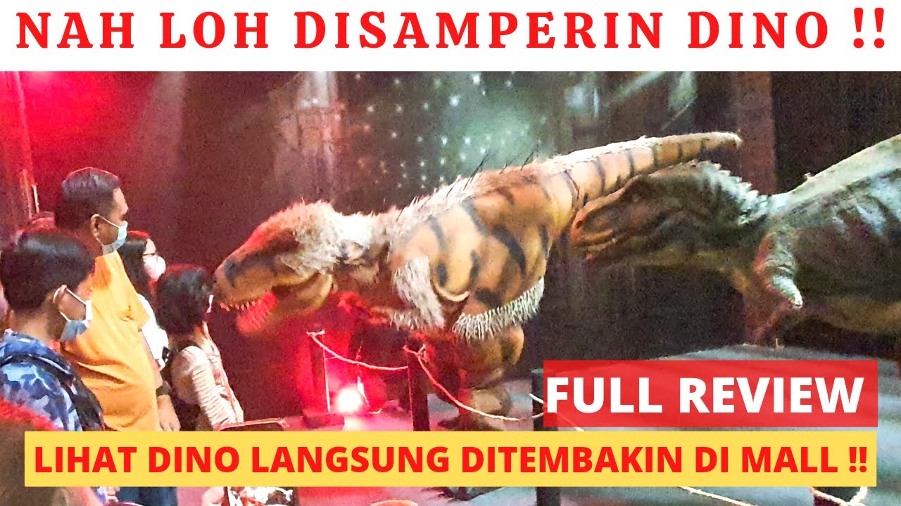 DINO ISLAND CITY ATTACK GANDARIA CITY MALL • PERTAMA DI ASIA LIHAT DINOSAURUS PTERANODON (4K)