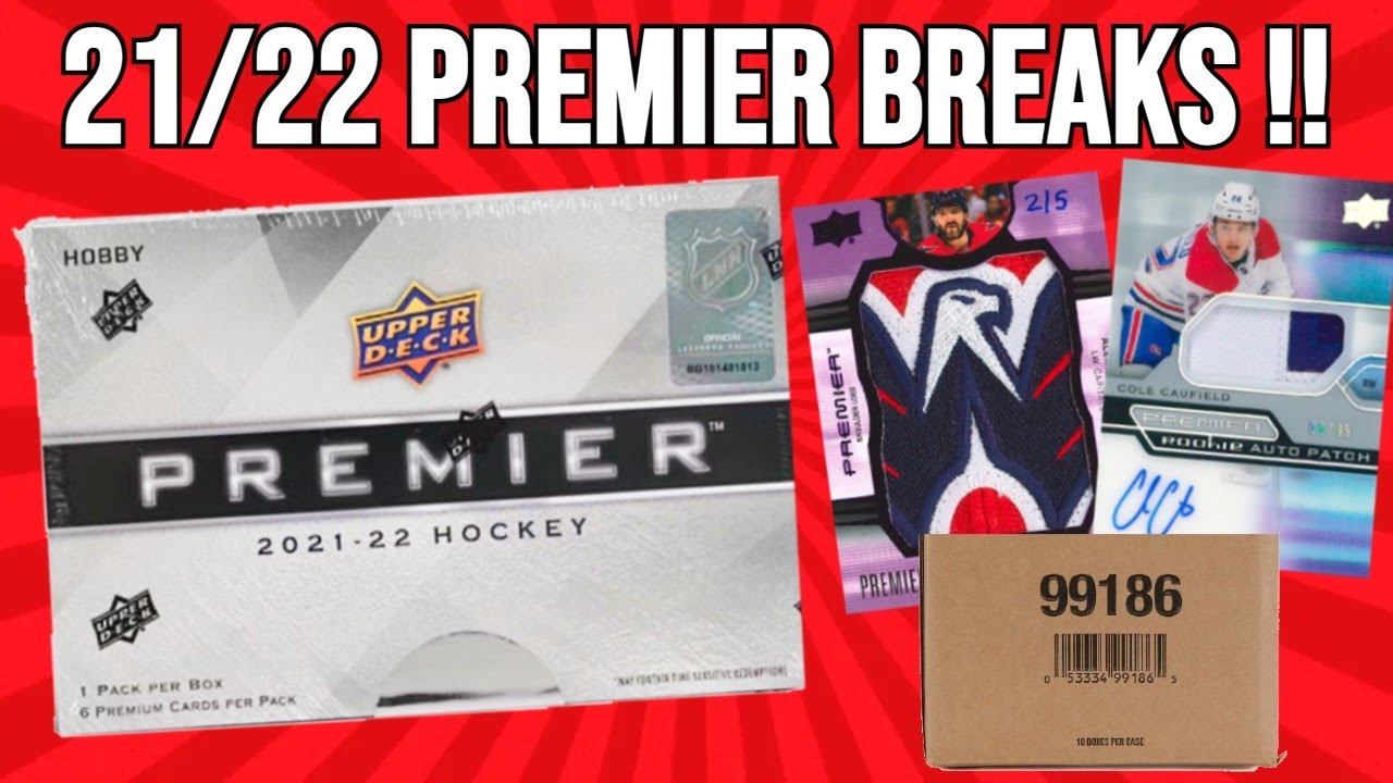 2021-22 Upper Deck Premier Hockey CASE BREAKS !! 🔥
