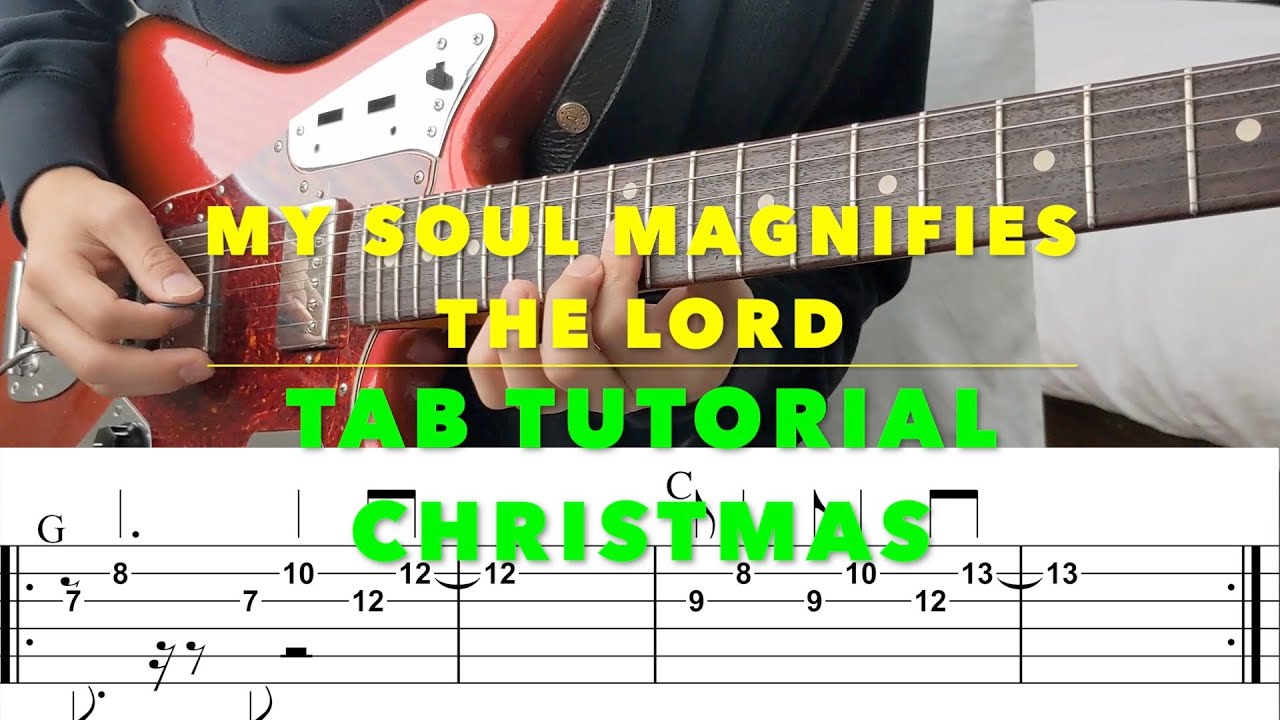 My Soul Magnifies The Lord TAB | Chris Tomlin | Electric guitar tutorial | Playthrough cover