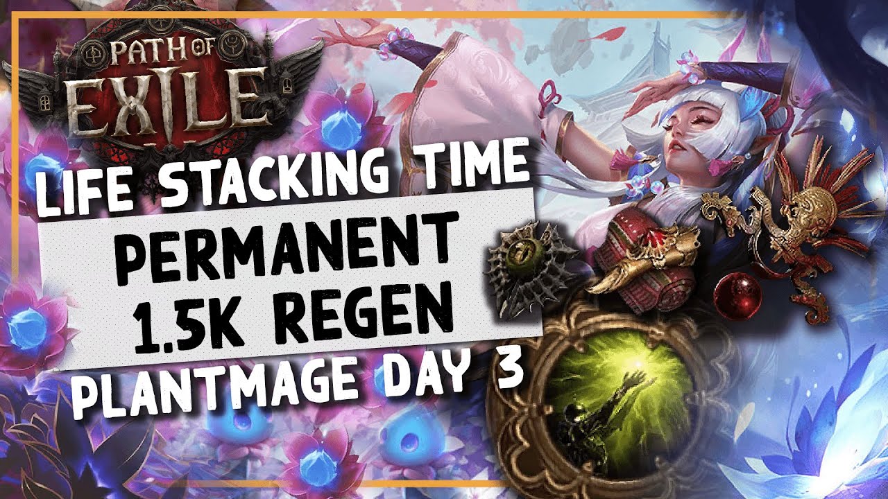 PoE 2 | Permanent 1.5k+ Life Regen on Bosses & Life Stacking Time! - 0.4 Plantmage Day 3 Update