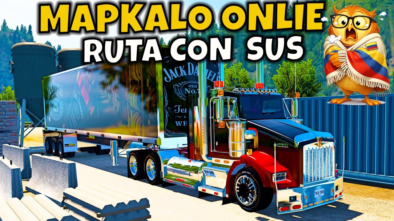 Mapkalo 1.57 | AMERICAN TRUCK SIMULADOR convoy mapkalo