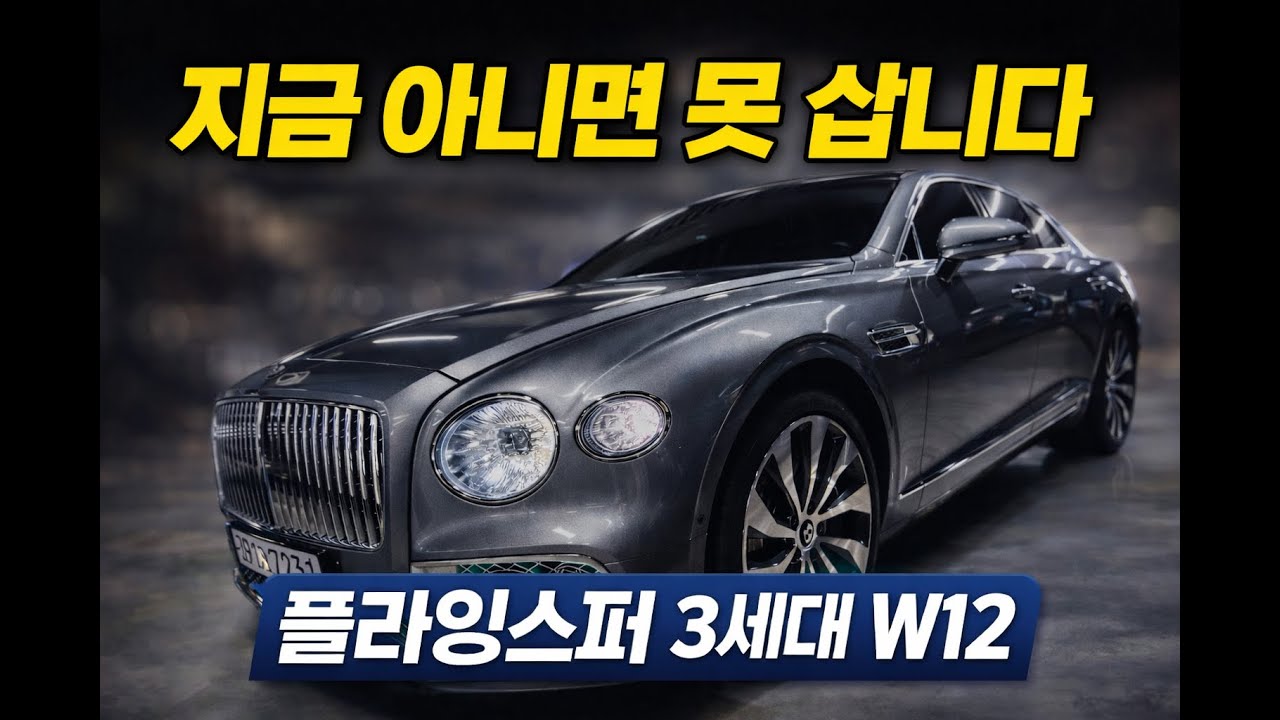 회장님 세단의 정점｜플라잉스퍼 3세대 W12 레드시트 !!