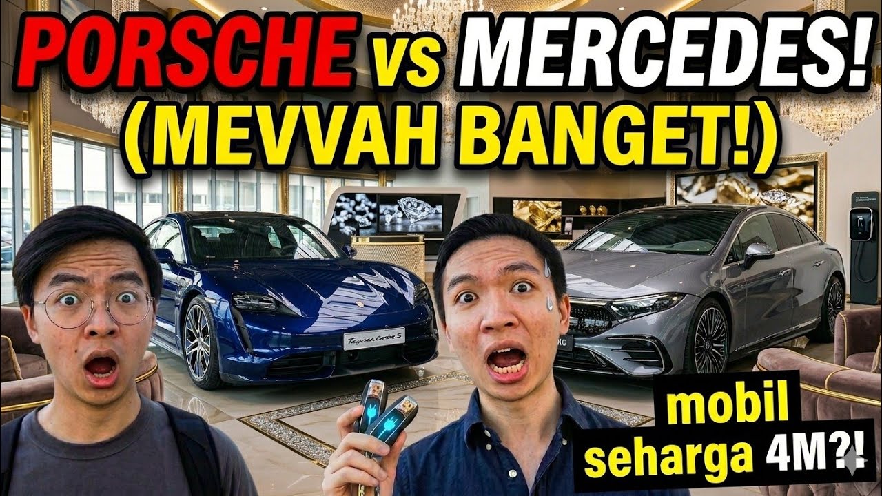 NYOBAIN NYETIR MOBIL PORSCHE DAN MERCEDES AMG !!! LANGSUNG PENGEN BELI 😂😂😂