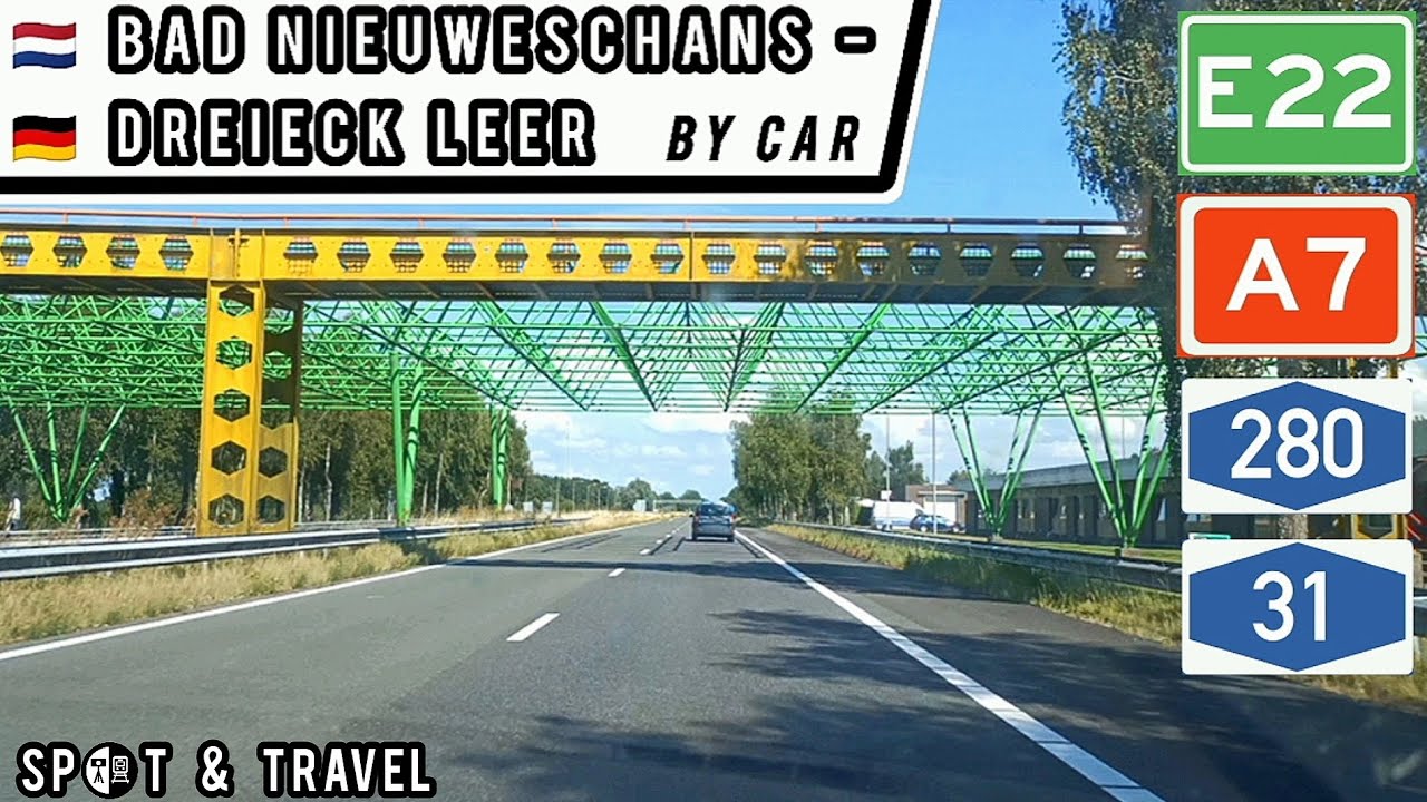 Autorit naar Duitsland | Bad Nieuweschans - Leer // Netherlands-Germany by car | Autobahn | 11-8-24.