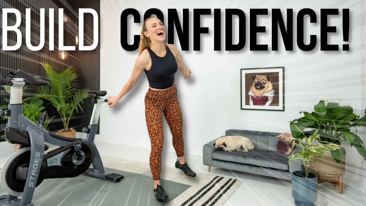 25 minute CONFIDENCE BOOSTING indoor cycling workout!